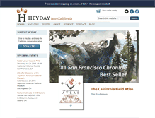 Tablet Screenshot of heydaybooks.com